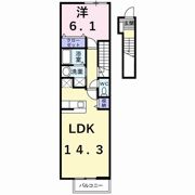 イーストクリークの間取り画像