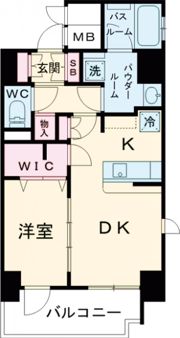 エステムコート神戸元町通Ⅱザ・サロンの間取り画像