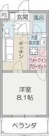 ヒルズタカオカの間取り画像