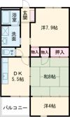 コトブキマンションの間取り画像