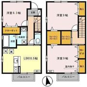 プルミエ・ラムール Dの間取り画像