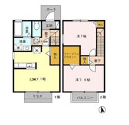 フォンテーヌ Eの間取り画像