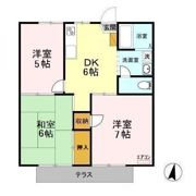 小川荘1号棟の間取り画像