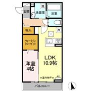 クレール渚 Sの間取り画像