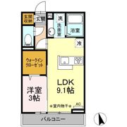 クレール渚 Sの間取り画像