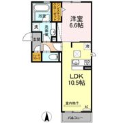 ベルネージュⅠの間取り画像