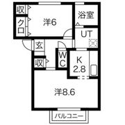 水沢ステーションアベニューA棟の間取り画像