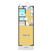 竹の山シールドハイツの間取り画像
