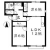プロパティ大溝B棟の間取り画像