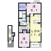 リーベリーBの間取り画像