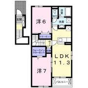 クレマシーAの間取り画像