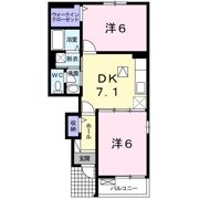ブローテ さくら Cの間取り画像
