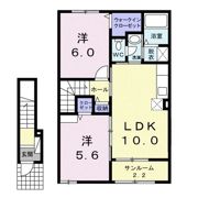 シャルール Aの間取り画像