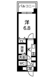 グランアズール浦上の間取り画像