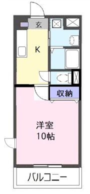 メゾンモンマルトル西古河の間取り画像