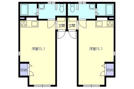 ランドマーク下々条Eの間取り画像