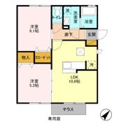 コスモ Aの間取り画像