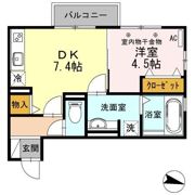 よろづや5 Bの間取り画像
