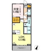 オレオール中央通の間取り画像