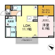 ユニヴェールⅡ B棟の間取り画像