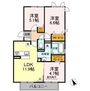セリシール B棟の間取り画像