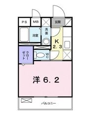 プリムヴェール国立の間取り画像