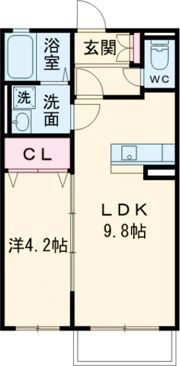 メゾンシュクレの間取り画像