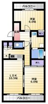 レイクパレス中村A棟の間取り画像