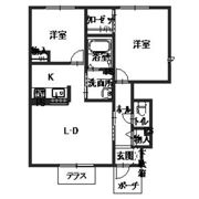 ハイツ熊見Ⅴの間取り画像