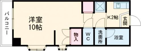 ベルハウス穴生の間取り画像