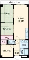 AuroraCourt大東の間取り画像