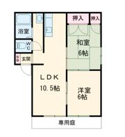 サンハイツ力丸B棟の間取り画像