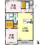 セジュールコートの間取り画像