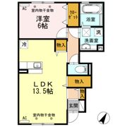 Dーroom小矢部 B棟の間取り画像