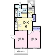 クレスト－ルユキBの間取り画像