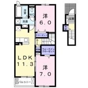 ヴィラ・クレールの間取り画像