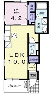 エレガンツァ喜多川の間取り画像