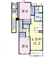 ブリッサ瀬野Ⅰの間取り画像