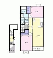 クロ－バ－ハウスの間取り画像