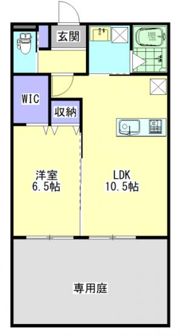 サンハイムサザン一万城の間取り画像