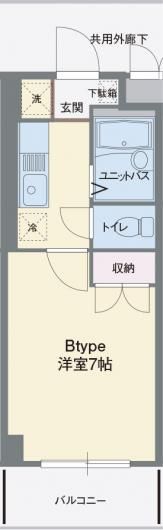 ヴィラ停雲の間取り画像