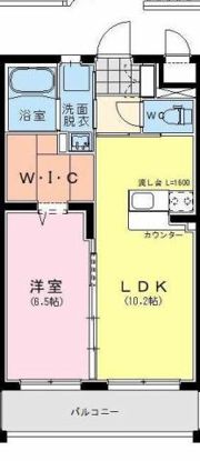 Maison de mauve （メゾンドゥモーブ）の間取り画像