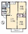 サンハイツ幕山 A棟の間取り画像