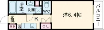 アスヴェル神戸元町Ⅱの間取り画像