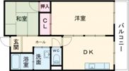 北川マンションの間取り画像