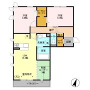 コンフォールコートの間取り画像
