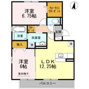 フロレゾン キヒロの間取り画像