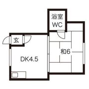 ビバ南郷Aの間取り画像
