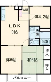 エステートピア楠の間取り画像