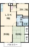 エステートピア楠の間取り画像